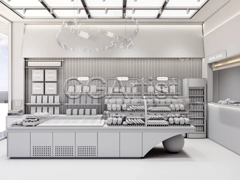 Bakery Interior 1 3D Model