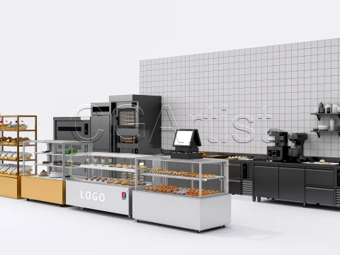 Bakery Interior 5 3D Model