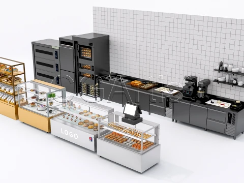 Bakery Interior 5 3D Model