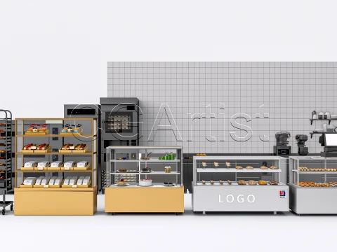 Bakery Interior 5 3D Model