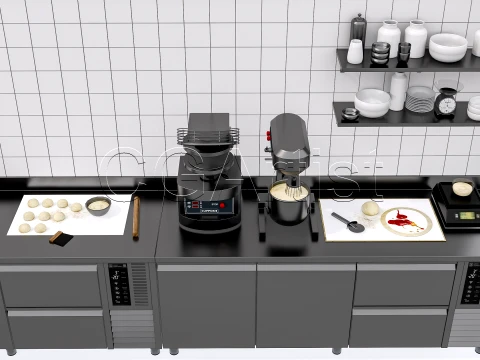 Bakery Interior 5 3D Model