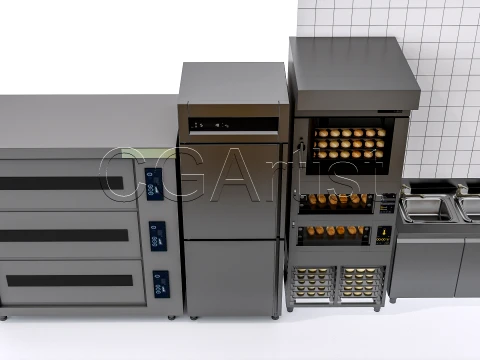 Bakery Interior 5 3D Model