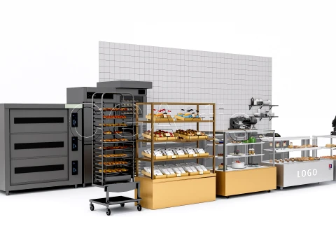 Bakery Interior 5 3D Model