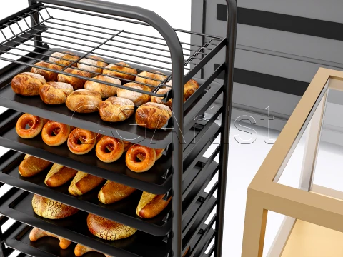 Bakery Interior 5 3D Model