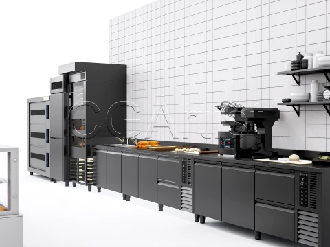 Bakery Interior 5 3D Model
