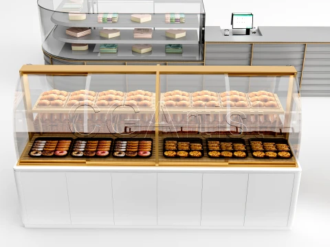Bakery Interior 6 3D Model