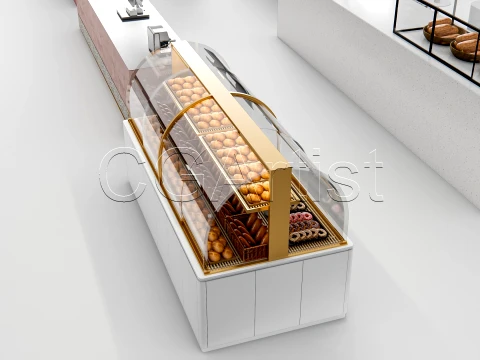 Bakery Interior 6 3D Model
