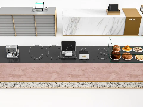Bakery Interior 6 3D Model