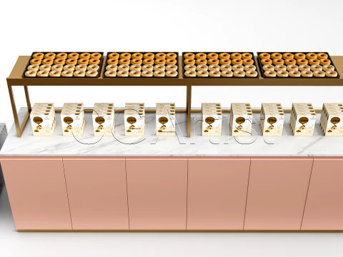 Bakery Interior 6 3D Model
