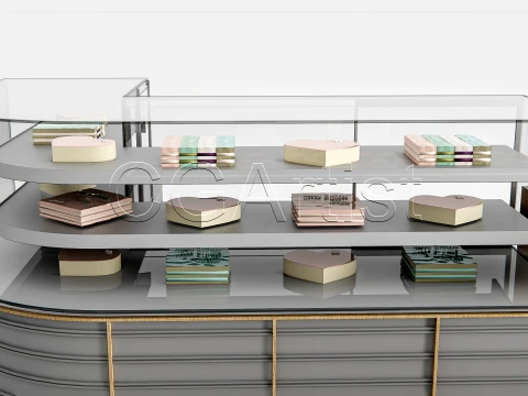 Bakery Interior 6 3D Model