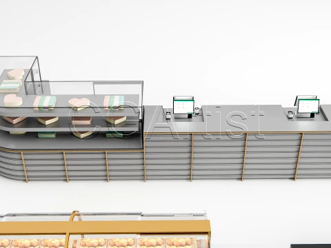 Bakery Interior 6 3D Model