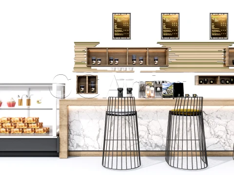 Bar Interior 1 3D Model