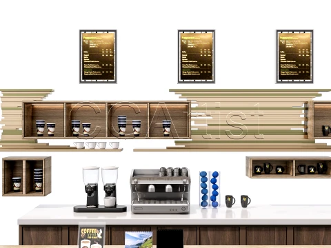 Bar Interior 1 3D Model