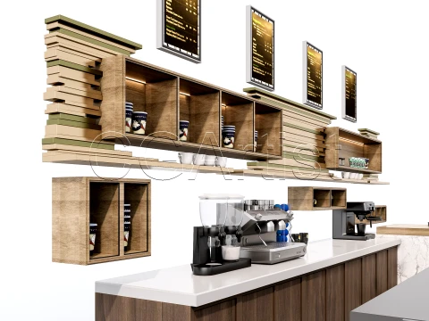 Bar Interior 1 3D Model