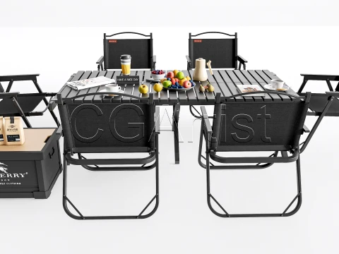 Outdoor Barbecue Grill 6 3D Model