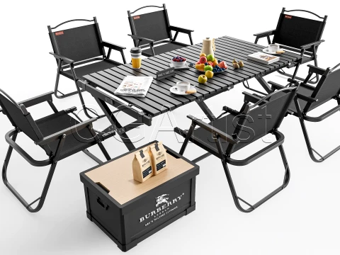 Outdoor Barbecue Grill 6 3D Model