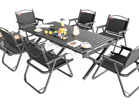 Outdoor Barbecue Grill 6 3D Model