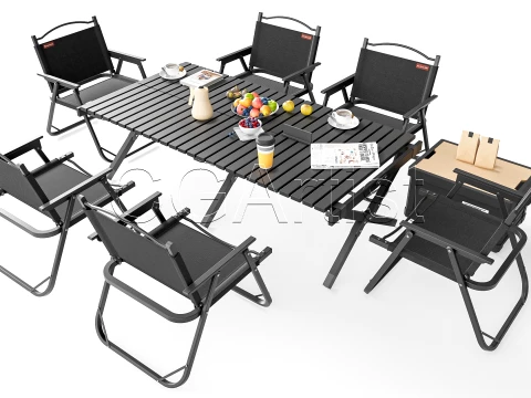 Outdoor Barbecue Grill 6 3D Model