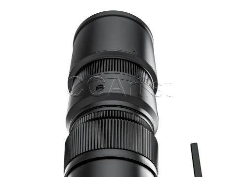 Dslr Camera zoom lens 3D Model