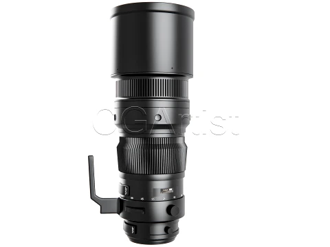 Dslr Camera zoom lens 3D Model