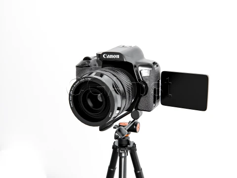 DSLR Camera with Tripod 3D Model
