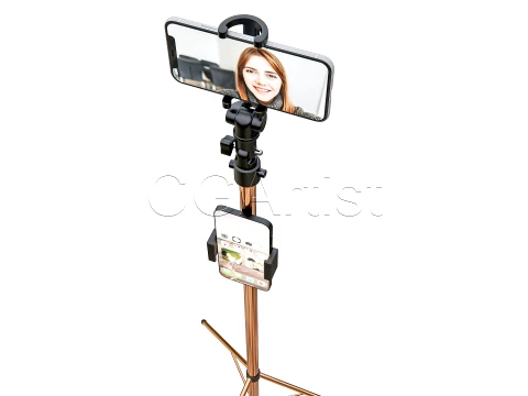 Live Streaming Smartphone Light Tripod 3D Model