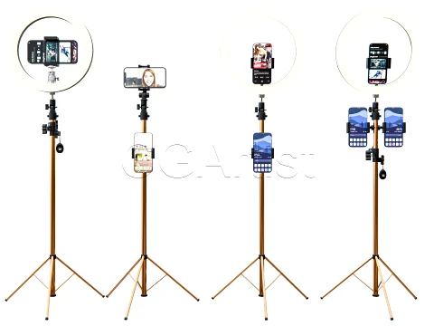 Live Streaming Smartphone Light Tripod 3D Model