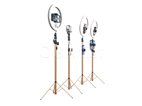 Live Streaming Smartphone Light Tripod 3D Model