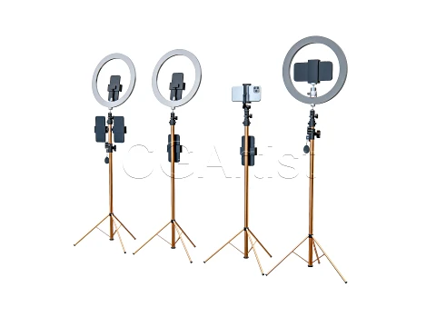Live Streaming Smartphone Light Tripod 3D Model