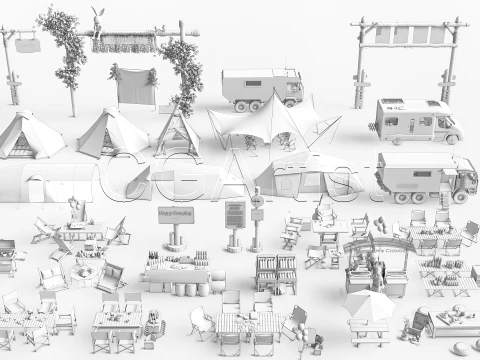 Camping 2 3D Model