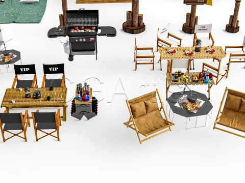 Camping 4 3D Model