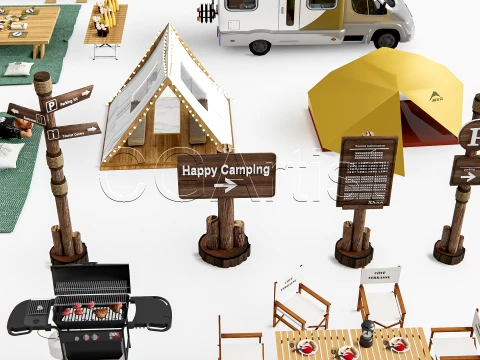 Camping 4 3D Model
