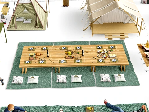 Camping 4 3D Model