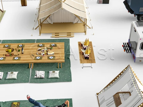 Camping 4 3D Model