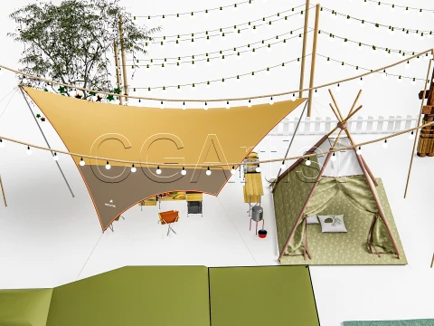 Camping 4 3D Model