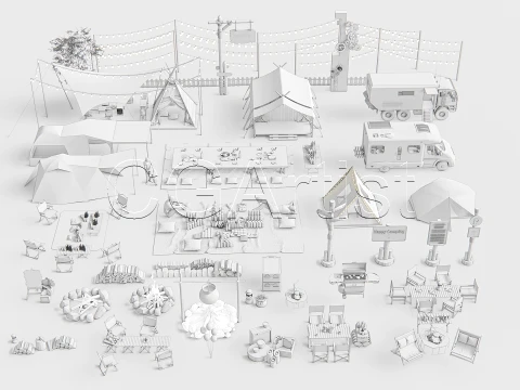 Camping 4 3D Model