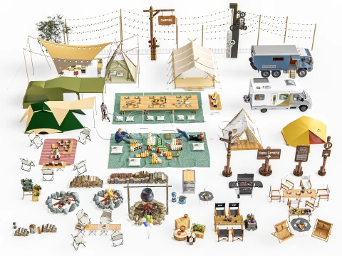 Camping 4 3D Model
