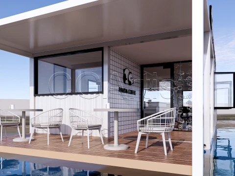 Coffee Shop 2 3D Model