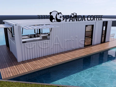 Coffee Shop 2 3D Model