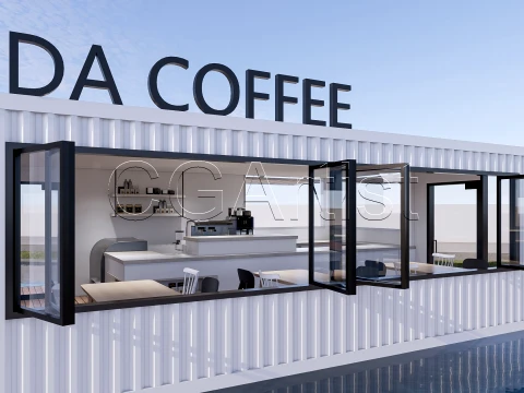 Coffee Shop 2 3D Model
