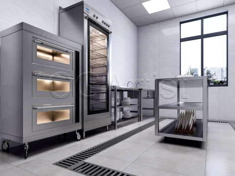 Commercial Kitchen 1 3D Model