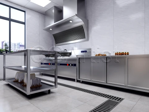 Commercial Kitchen 1 3D Model