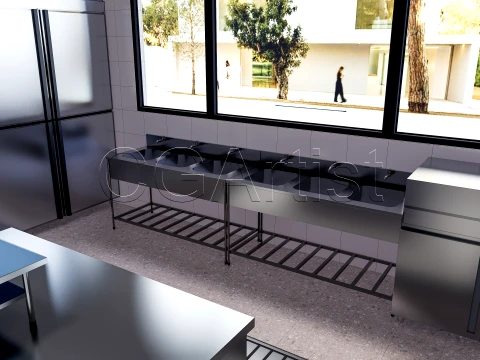 Commercial Kitchen 2 3D Model