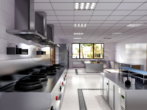 Commercial Kitchen 2 3D Model