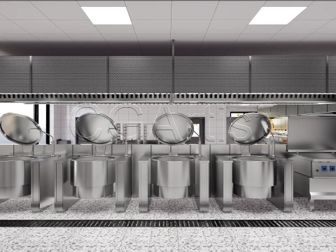 Commercial Kitchen 3 3D Model
