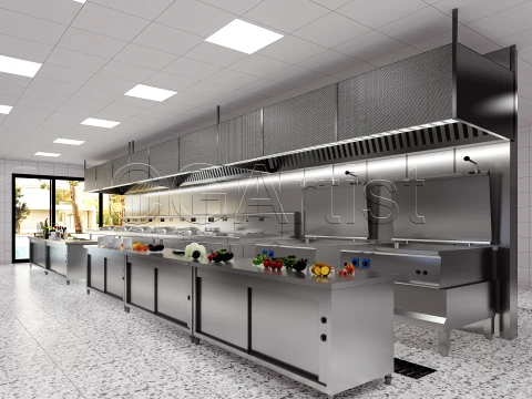 Commercial Kitchen 3 3D Model