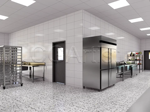 Commercial Kitchen 3 3D Model