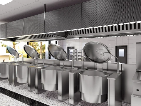 Commercial Kitchen 3 3D Model