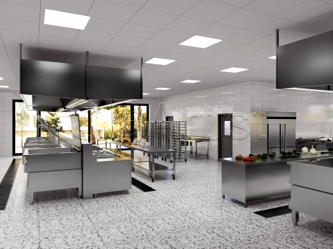 Commercial Kitchen 3 3D Model