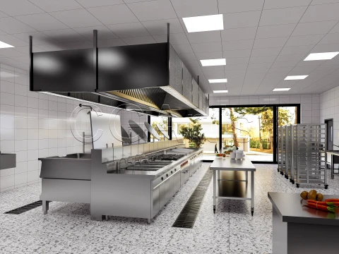 Commercial Kitchen 3 3D Model